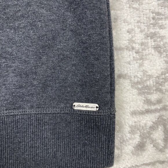 Eddie Bauer Hoodie Women's Gray Pullover Loop Button Long Sleeve Size Large - Picture 5 of 6